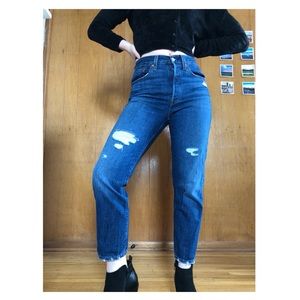 Levi’s 501 Crop in Market Grammar